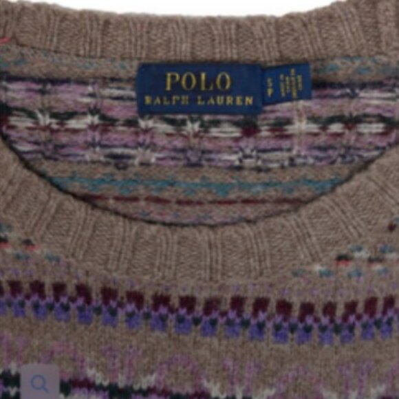 Ralph Lauren Polo Fair Isle Sweater Size Small - Picture 5 of 6